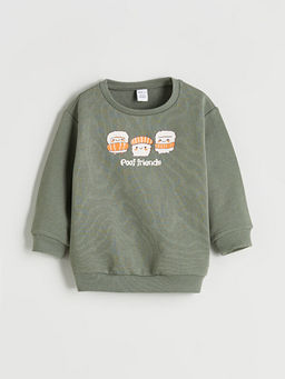 Bisiklet Yaka Erkek ?ocuk Sweatshirt