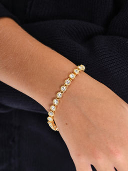 Браслет PY0581 бел/зол