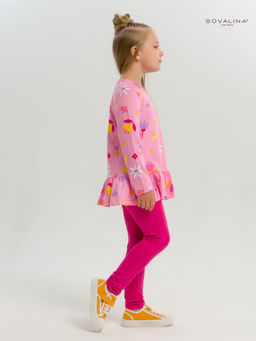 Костюм Алиса цветы барби-фуксия - Sovalina фото 27
