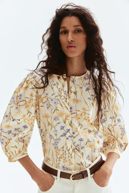 Blusa de popelina - H&m фото 4