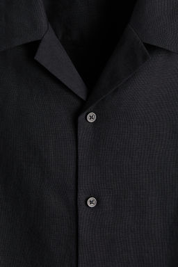 Camisa resort en mezcla de lino Relaxed Fit - H&m фото 11