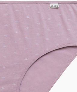 ATLANTIC 3LP-220 Трусы классика Folded Elastic - набор 3 шт. темно-синий + темно-лавандовый + бежевый