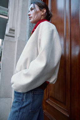 SOFT BOMBER JACKET - Zara фото 13