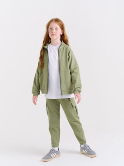 Костюм облегченный с олимпийкой Олива 7+ - Bungly фото 3