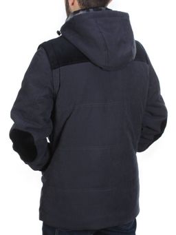 J830111 DEEP BLUE Куртка-жилет мужская зимняя NEW B BEK (100 гр. синтепон и искусственный мех)