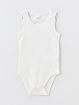 Bisiklet Yaka Basic Erkek Bebek ??t??tl? Bodysuit 2li
