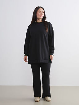 Bisiklet Yaka Kad?n Sweatshirt Tunik
