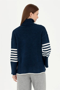 Женский темно-синий свитер - U.s. polo assn фото 5