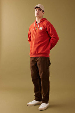 Брюки прямого кроя с нормальной талией и нормальной талией - Defacto фото 2