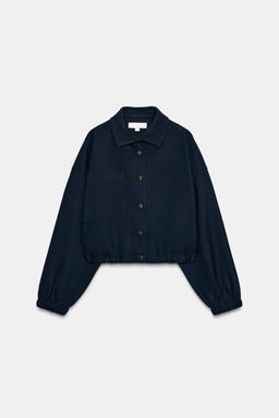 SHORT BALLOON BOMBER JACKET - Zara фото 7