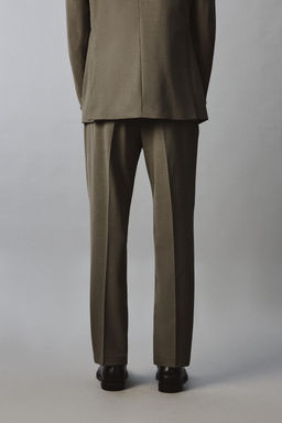 PANTAL?N REGULAR FIT TRAJE / Verde - Zara фото 3