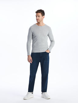 Bisiklet Yaka Uzun Kollu Erkek Ti??rt