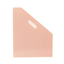 Лоток для бумаг Calligrata, А4, вертикальный, пластиковый, 12 отделений, бежевый