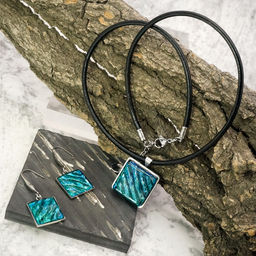 Серьги из муранского стекла BREEZE LS2525