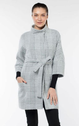 01-09604 Пальто женское демисезонное (пояс)