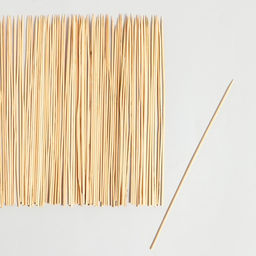 Цена за 2 шт. Набор деревянных палочек для декора 100 шт., 25 см