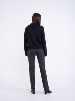 брюки прямого силуэта пояс сзади на резикне - Трика фото 5