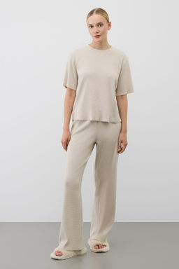 Е 20197/бежевый пижама жен