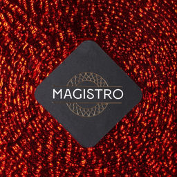 Тарелка - блюдо подстановочное Magistro «Карамель. Красный», d=33,5 см, цвет красный
