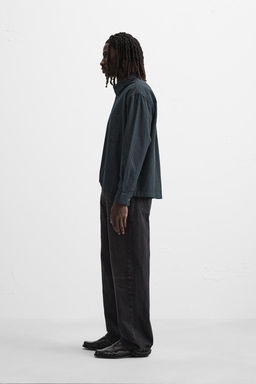 STRIPED DENIM SHIRT - Zara фото 4