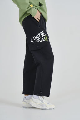 Брюки трикотажные Чёрный - Anta фото 2