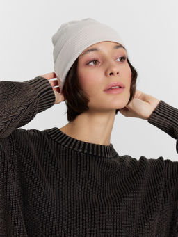 Шапка бини кремовая - Mark formelle фото 3