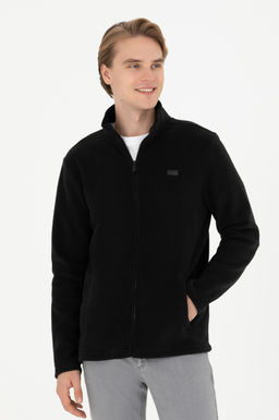 U. S. Polo Assn / Мужской черный вязаный кардиган - U.s. polo assn фото 10
