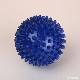 Мячик массажный Woohooo Spiny / 6,8см / синий /уп 200/