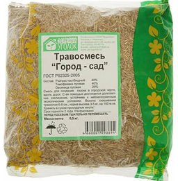 Зеленый Уголок Газонная травосмесь Город-Сад 500 гр