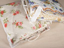 АРТ 124 Покрывало стеганое (микрофайбер) 220*240 "Восточный орнамент" уп.