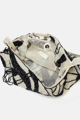 BEADED MESH BAG - Zara фото 8
