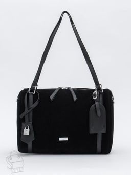 Сумка женская кожаная 8023-1S black Velina Fabbiano-Safenta