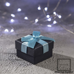 Цена за 6 шт. Коробочка подарочная под кольцо Классик, 5x5, цвет МИКС - Simaland фото 3