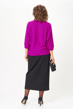 Костюм Michel Chic 1407 пурпурный, черный фото 3