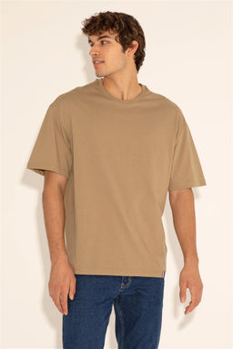 Футболка U.S. Polo Assn цвета хаки из хлопка  фото 5