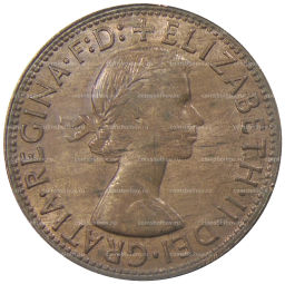 Монета 1 пенни 1964 года Австралия