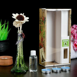 Набор подарочный Париж (диффузор и свечи) сандал, Богатство Аромата  фото 3