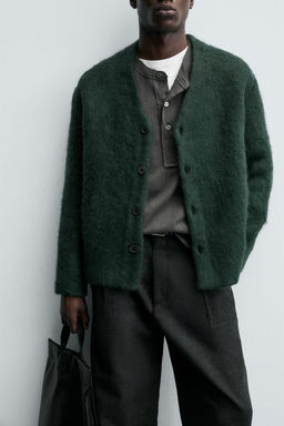 100% WOOL CARDIGAN 814 EZCARAY X ZARA фото 6