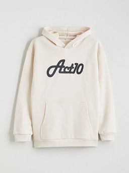 Kap??onlu Erkek ?ocuk Kal?n Sweatshirt