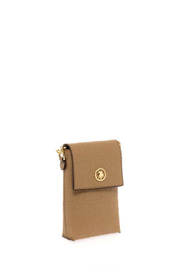 Женская темно-бежевая сумка для телефона Неожиданная скидка в корзине - U.s. polo assn фото 2