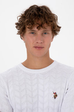 Erkek Beyaz Basic Kazak Sepette S_rpriz _ndirim - U.s. polo assn фото 2