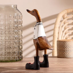 Сувенир «Утка в белом пиджаке», 13×9×27 см, дерево
