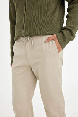 Хлопковые брюки скинни Jogger - Defacto фото 5