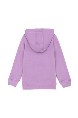 _ocuk Lila Basic Kap__onlu Sweatshirt