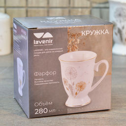 Кружка 280 мл Lavenir "Одуванчики" в под.уп. фарфор арт. 222-320 (00113559)