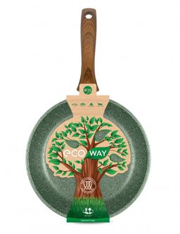Сковорода индукционная ECO WAY несъемная ручка, 20 см - Нева металл посуда фото 4