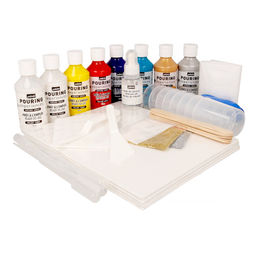 Краска акриловая PEBEO подарочный набор акриловых красок для Флюид Арт 118 мл 524600