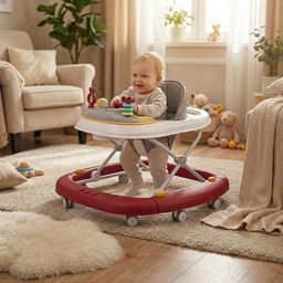 Ходунки "Путь к ходьбе" (цвет серо-бордовый)