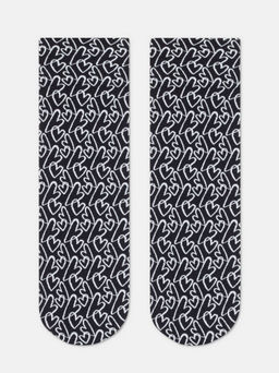 CONTE FANTASY Плотные носки с рисункамиLove nero-bianco 23С-83СП - Conte elegant фото 5