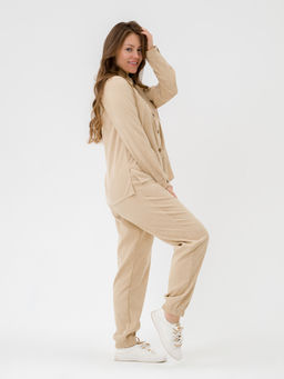 Костюм вельветовый светло бежевый - Odis фото 12